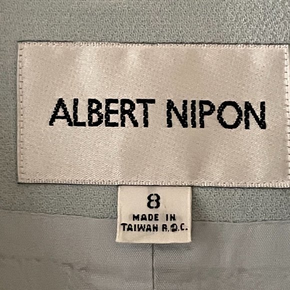 Beautiful Light Blue Women's Albert Nipon Blazer Size 8 - Picture 3 of 5